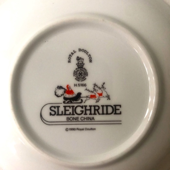 CHRISTMAS VINTAGE ROYAL DOULTON 1990 Plate H.5166 Collectable - Picture 5 of 5